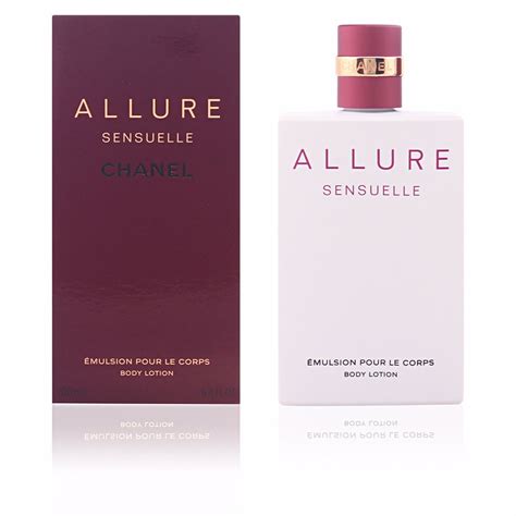 chanel allure sensuelle emulsion pour le corps|ALLURE ÉMULSION POUR LE CORPS .